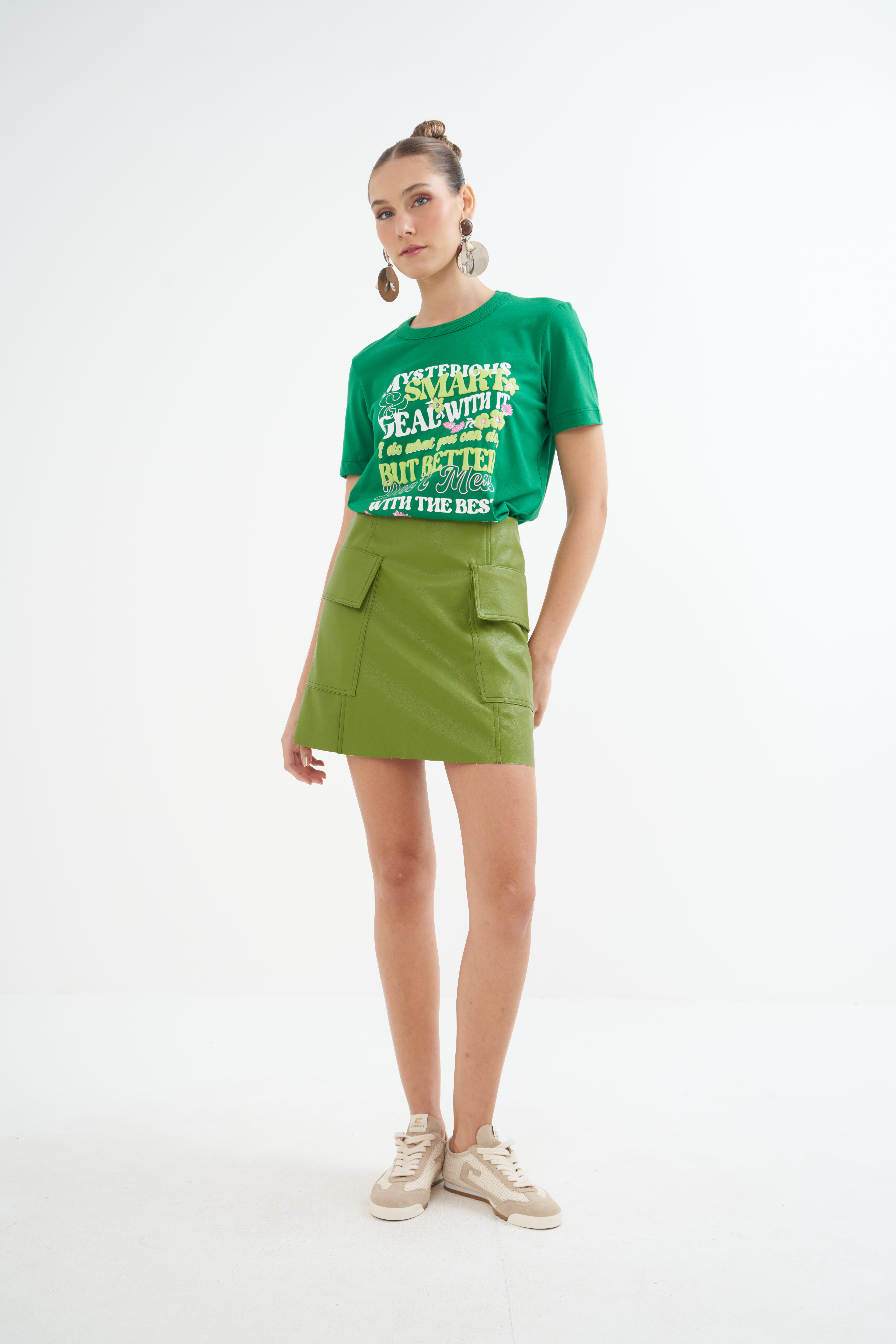 CAMISETA COLCCI PP VERDE VANITY