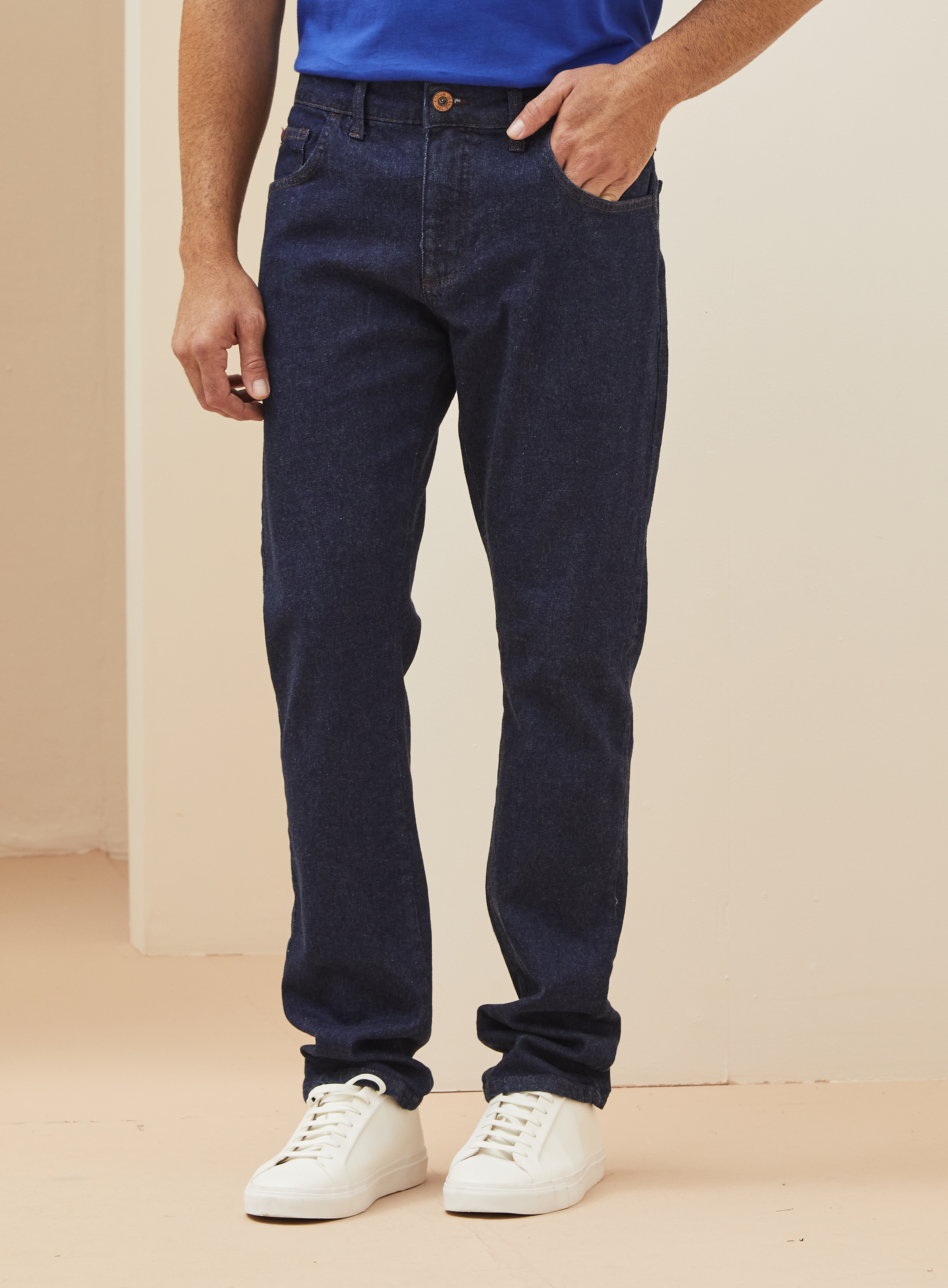 CALÇA JEANS PAUL SLIM 42 INDIGO