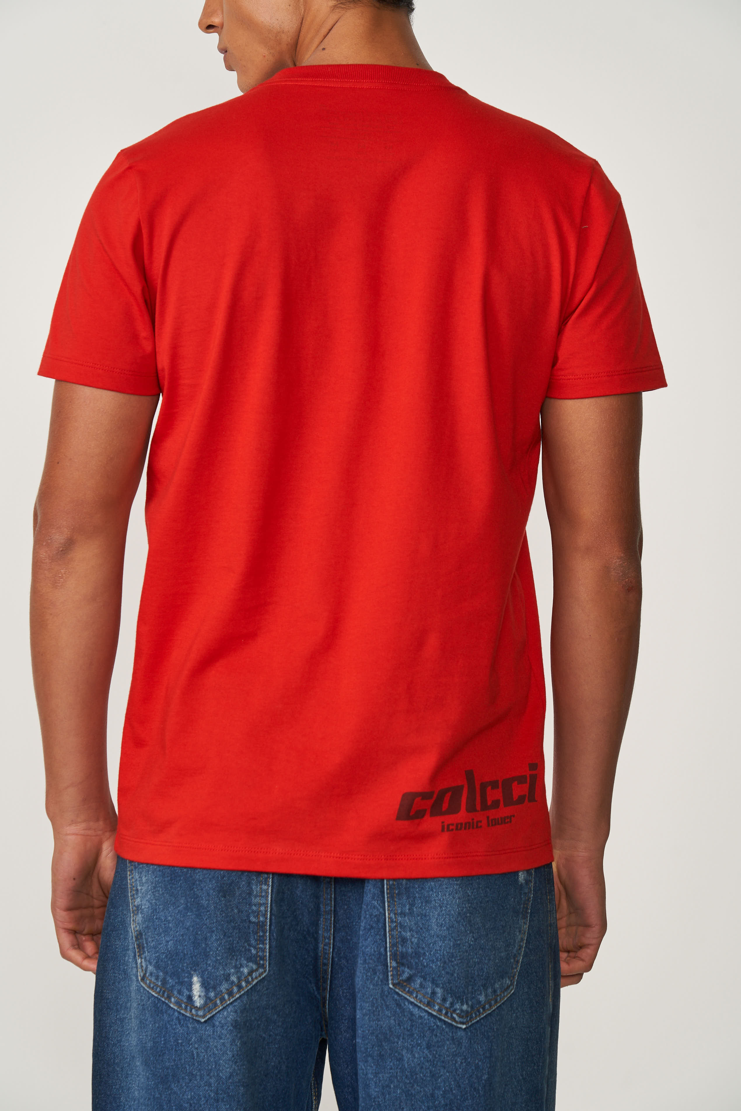 CAMISETA COLCCI GG VERMELHO SPARKLY