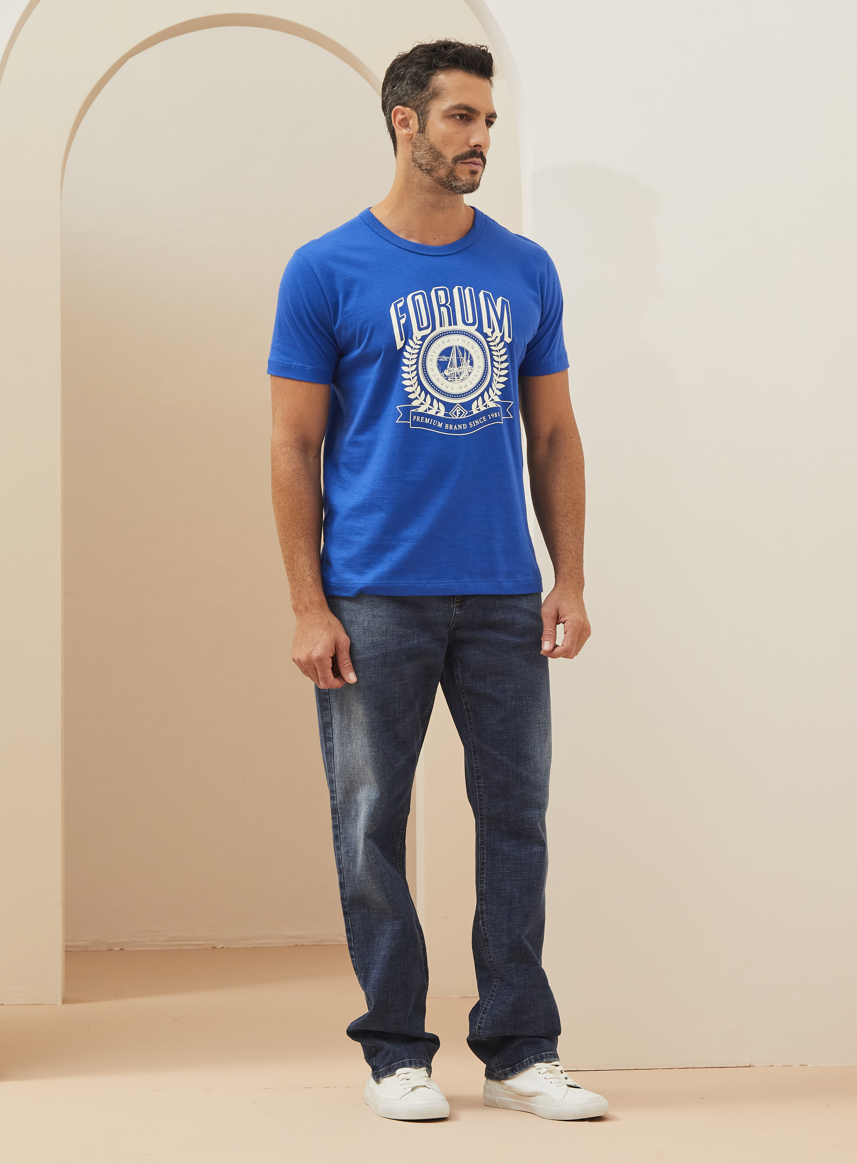 CAMISETA FORUM G AZUL SAPPHIRE