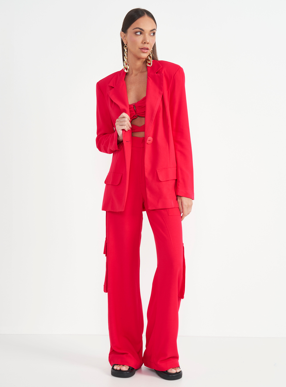 TOP COLCCI 34 VERMELHO FOLIE