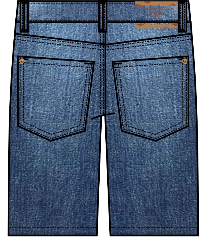 BERMUDA JEANS LUAN 40 INDIGO