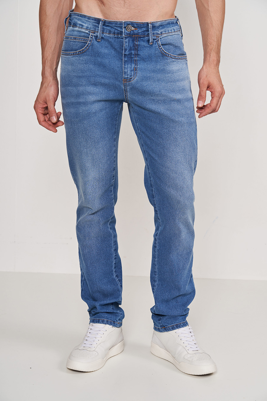 CALÇA JEANS ALEX SLIM 48 INDIGO