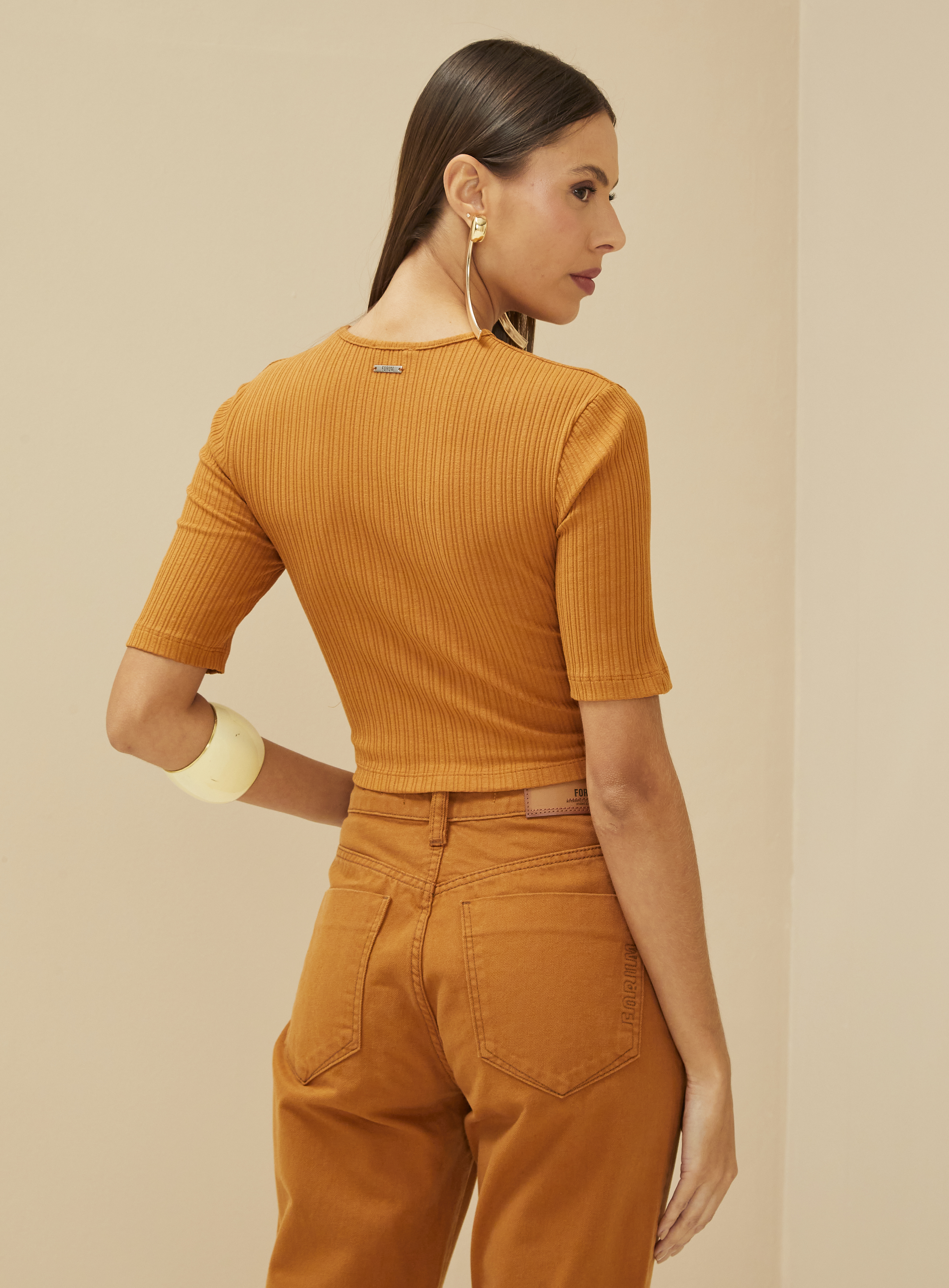 BLUSA CANELADA G VERDE MADU