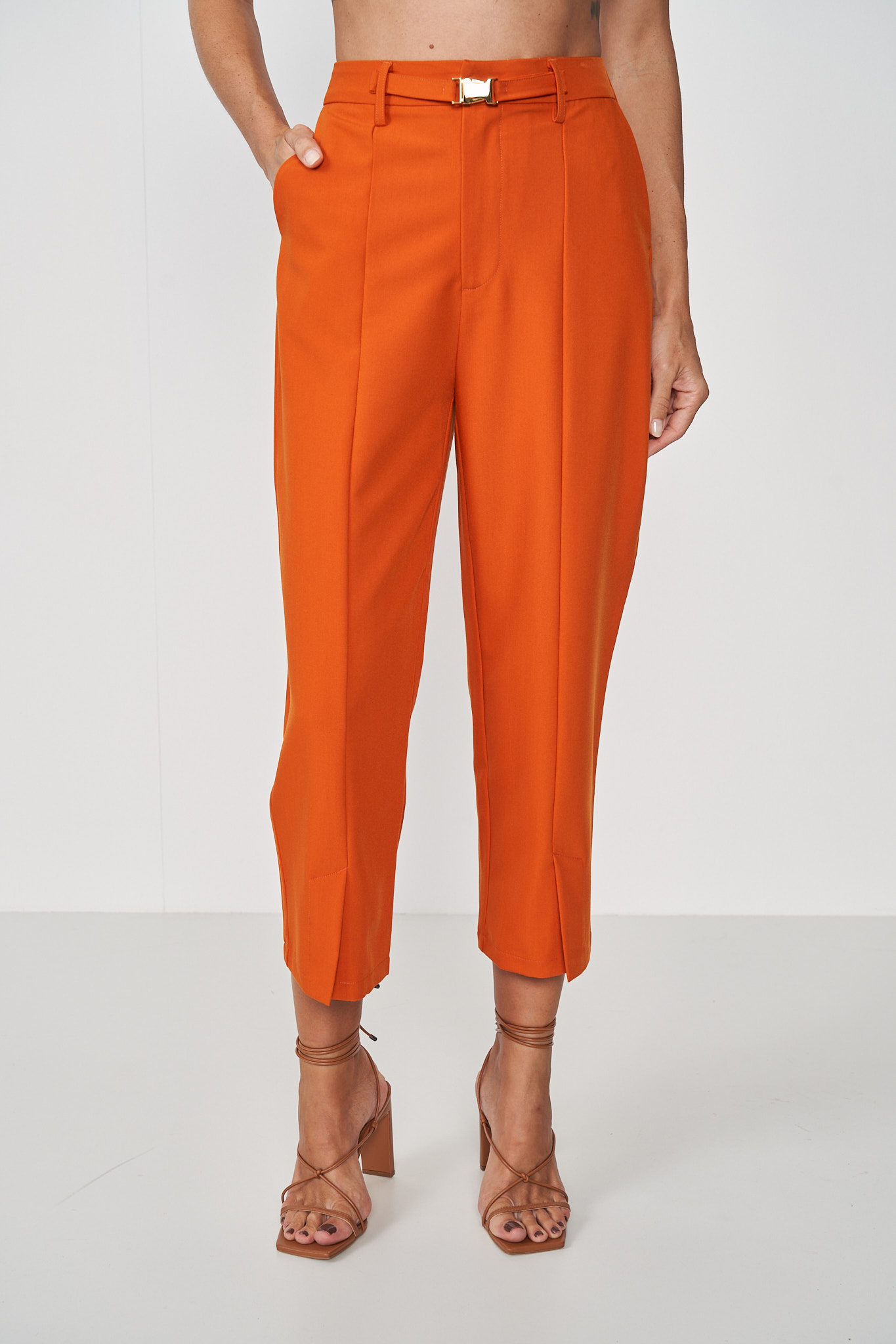 CALÇA COLCCI 34 LARANJA RUSSET