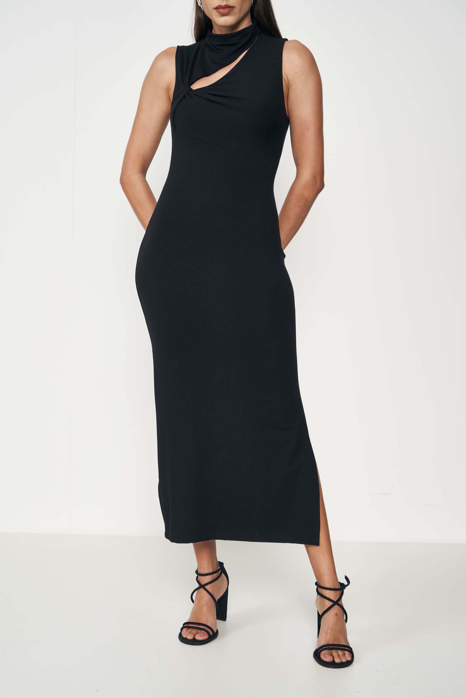VESTIDO COLCCI G PRETO