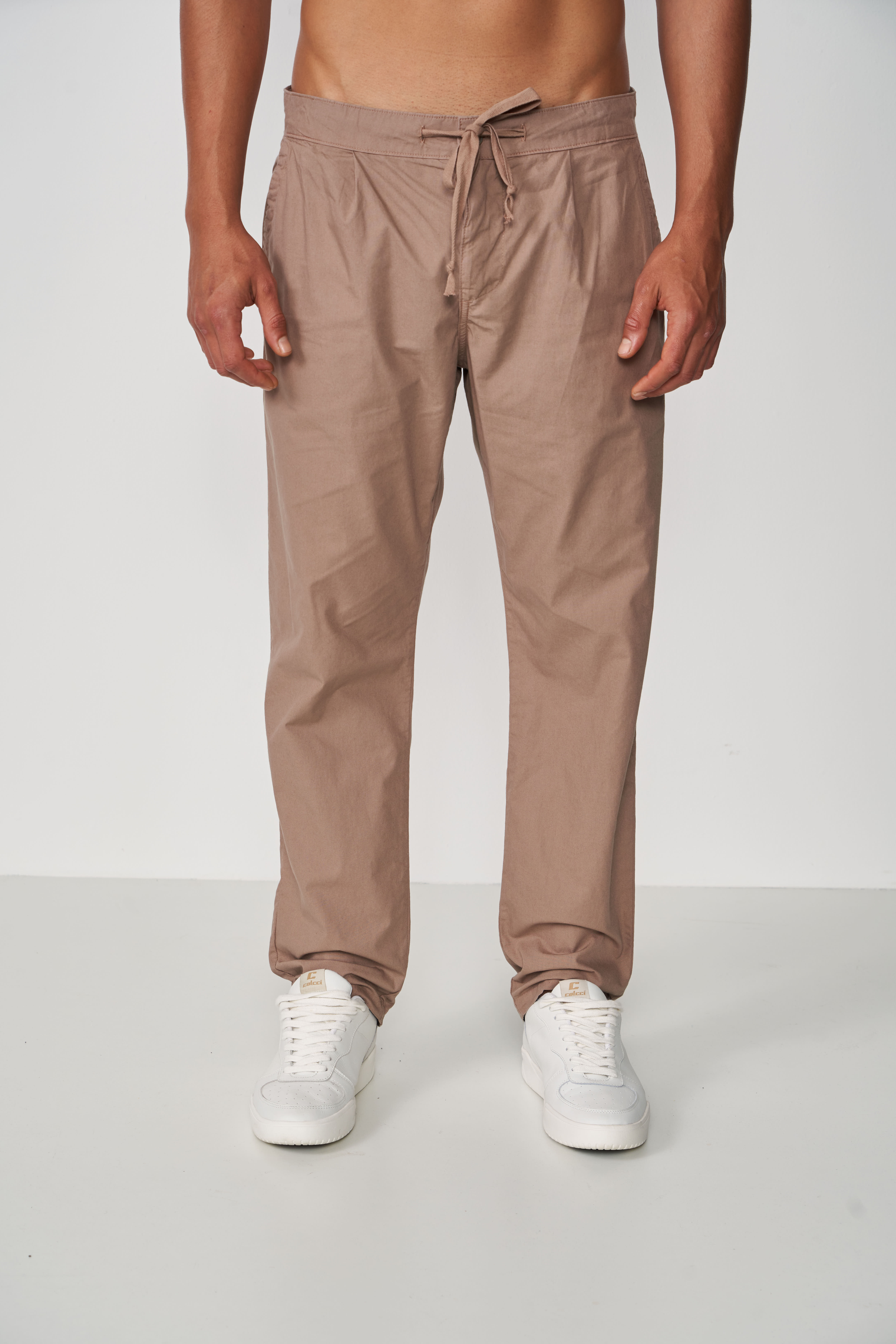 CALÇA SARJA NEW CHINO 44 BEGE SAND CASTLE
