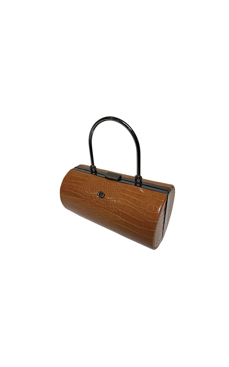 BOLSA COLCCI FEM CLUTCH CROCO U PRETO