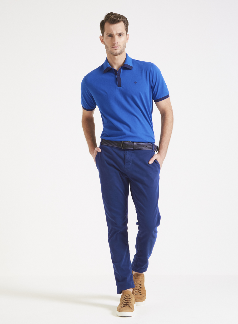 CALÇA SARJA IGOR SKINNY 40 AZUL DARKNESS