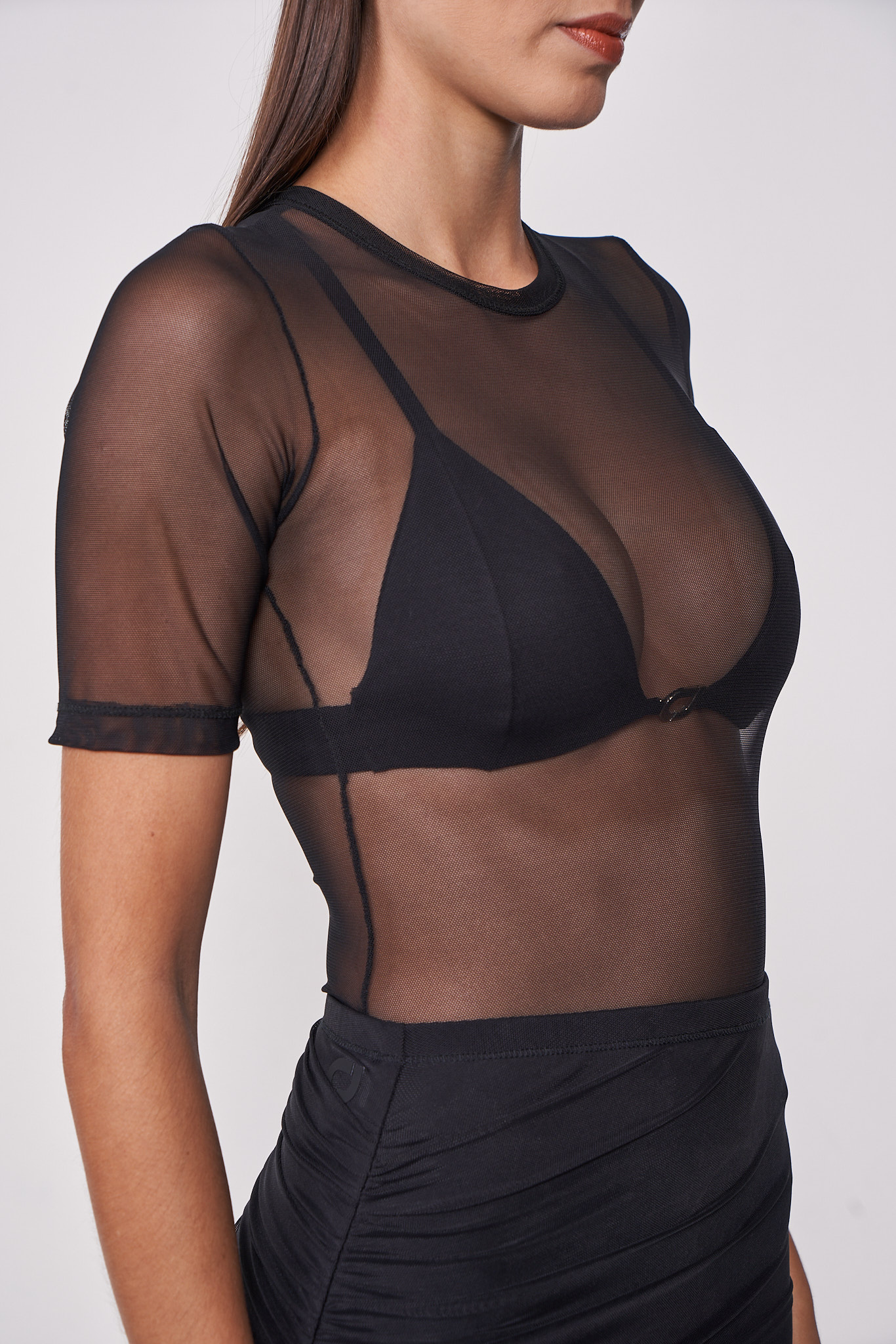 BLUSA TULE PP PRETO