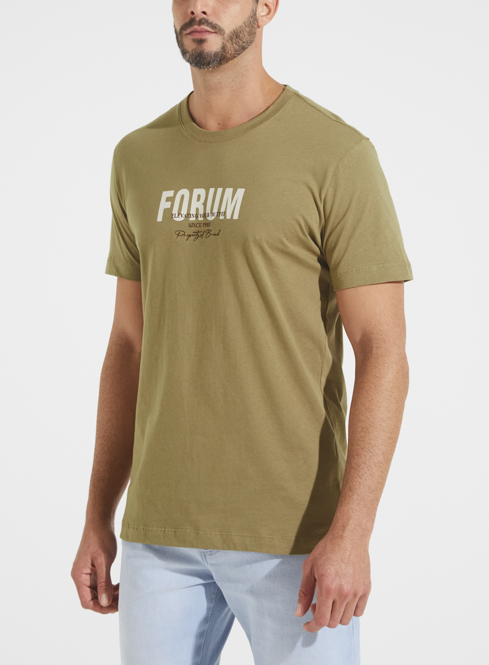 CAMISETA FORUM M BEGE MISK