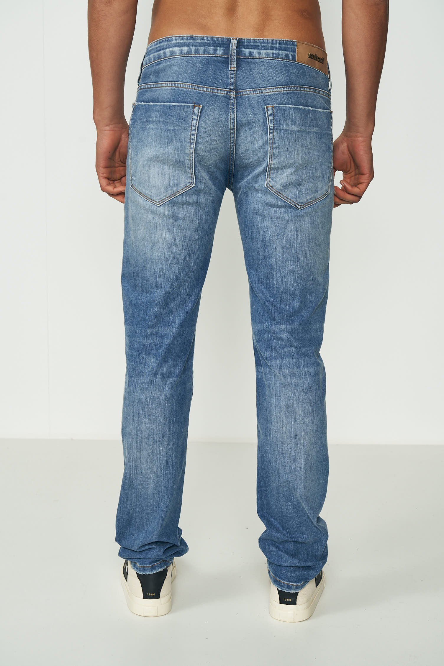 CALÇA JEANS ALEX SLIM 46 INDIGO