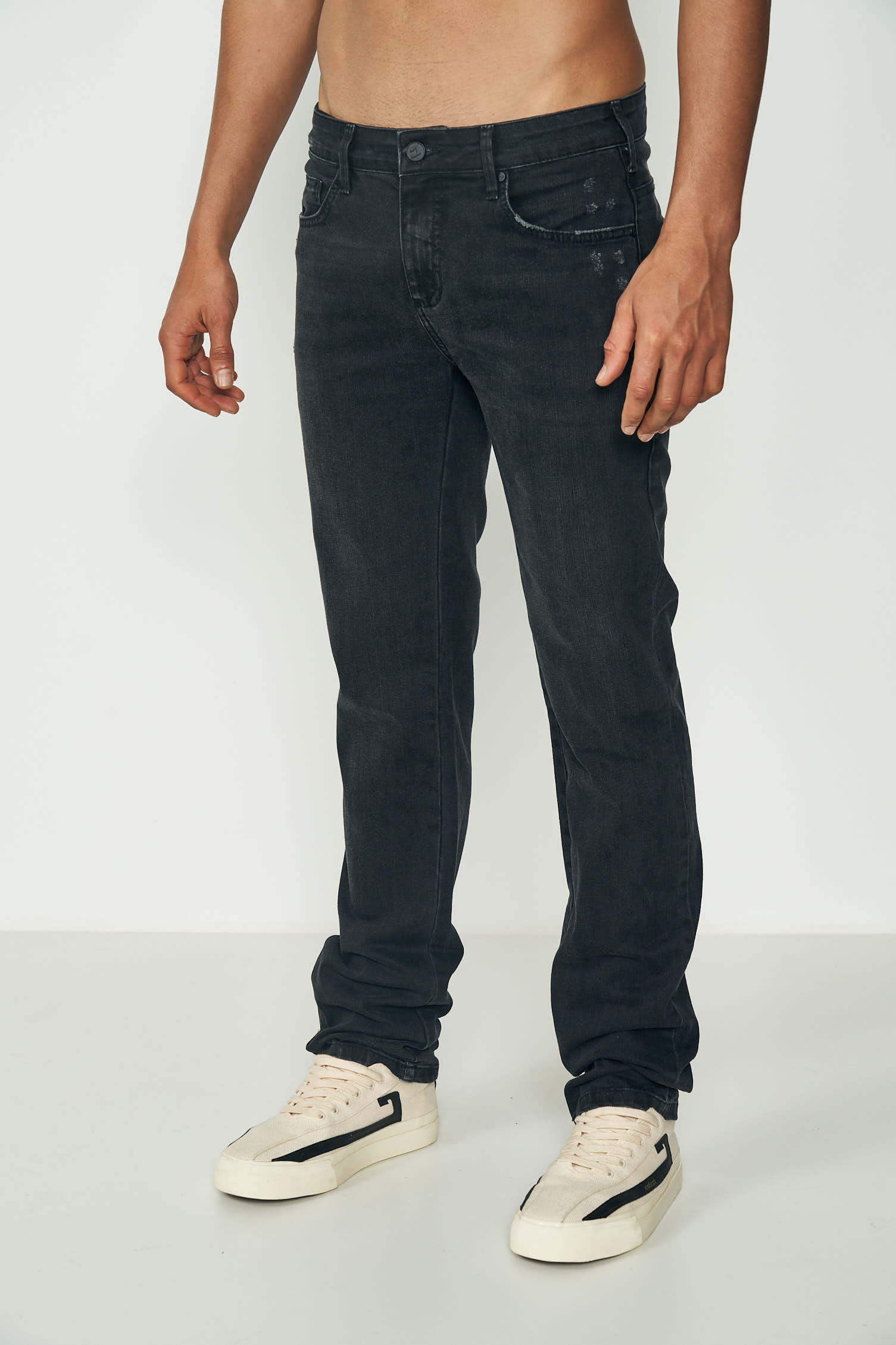 CALÇA JEANS ALEX SLIM 36 IND.PRETO