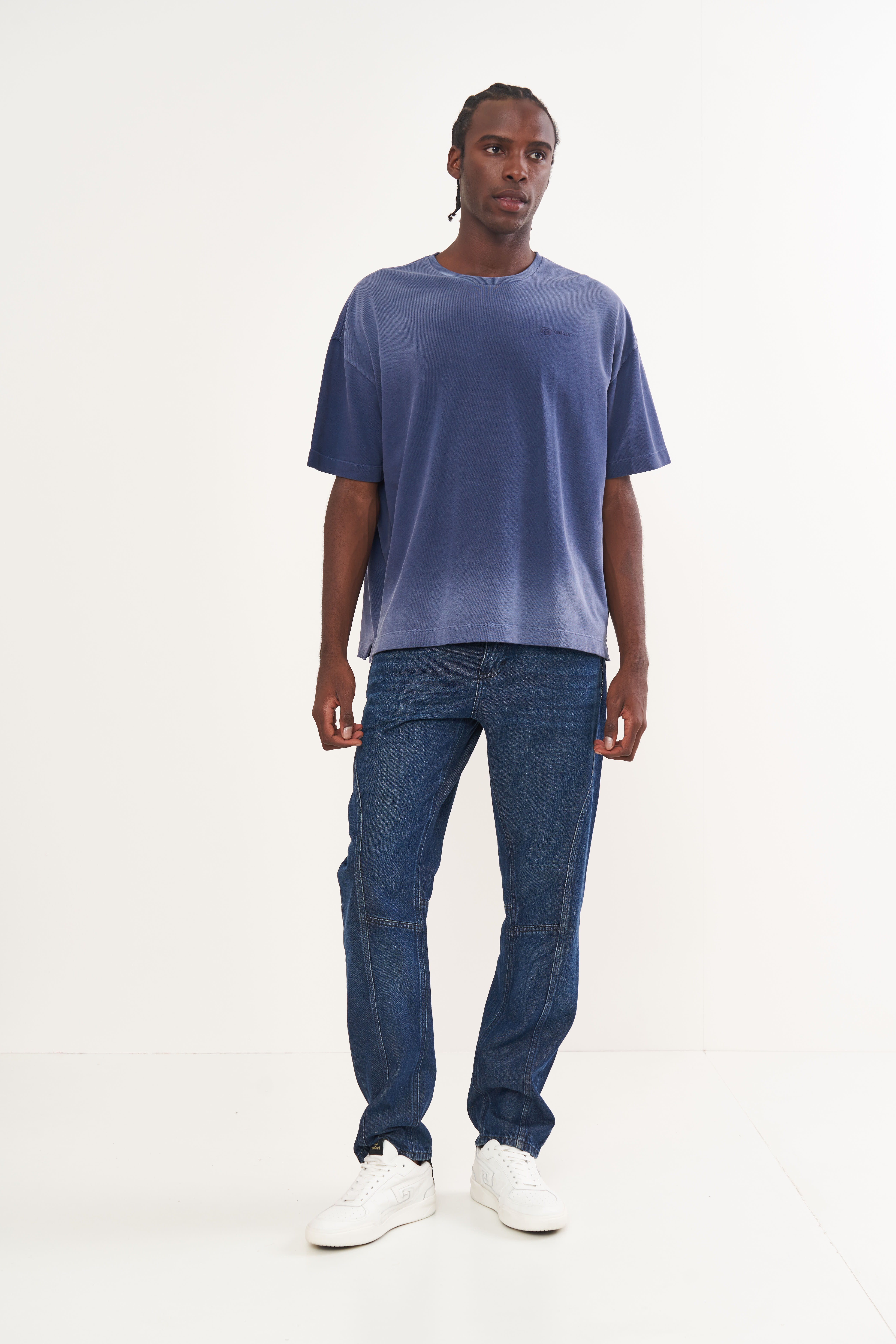 CALÇA JEANS RETA 44 INDIGO