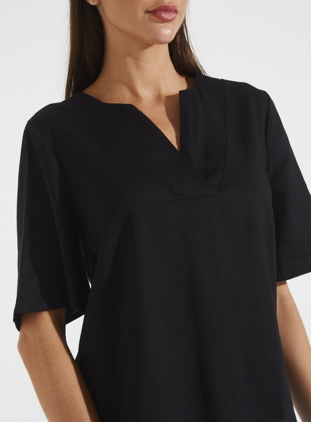 BLUSA LINHO M BEGE ITALIAN