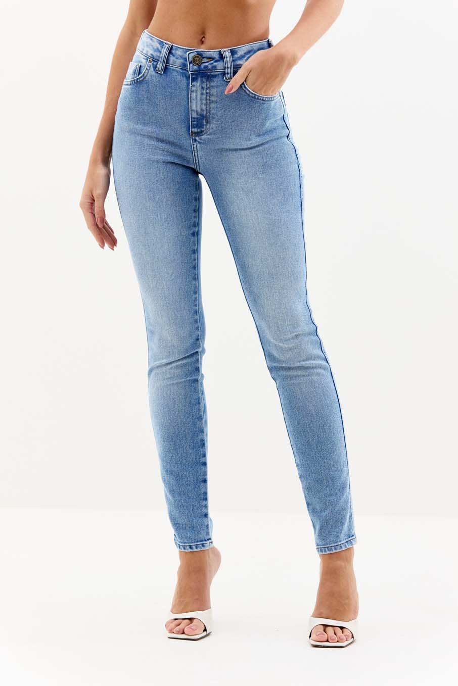 CALÇA JEANS MICHELE 38 INDIGO