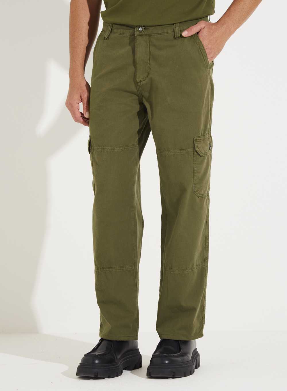 CALÇA SARJA ST BARTHS 42 VERDE SAP