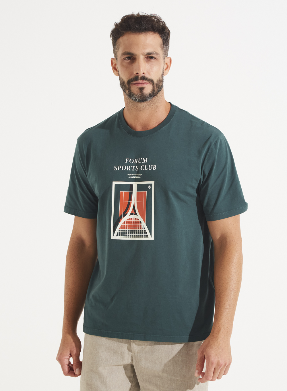 CAMISETA ESTAMPADA M VERDE MALACHITE