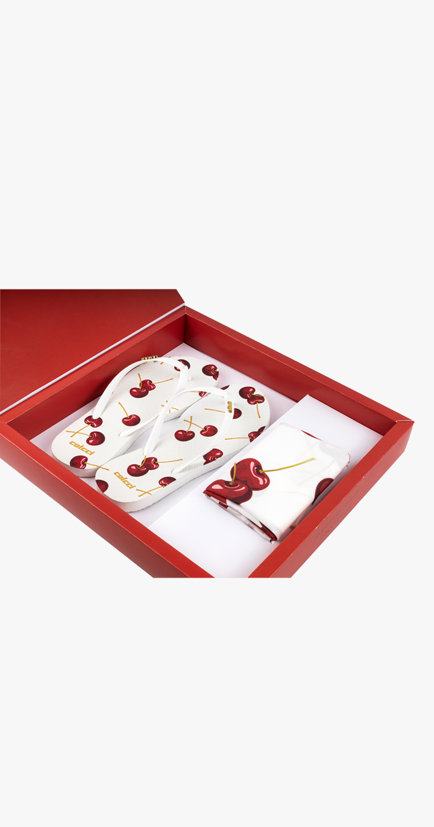 CHINELO COLCCI FEM CHERRY WHITE 33-34 BRANCO