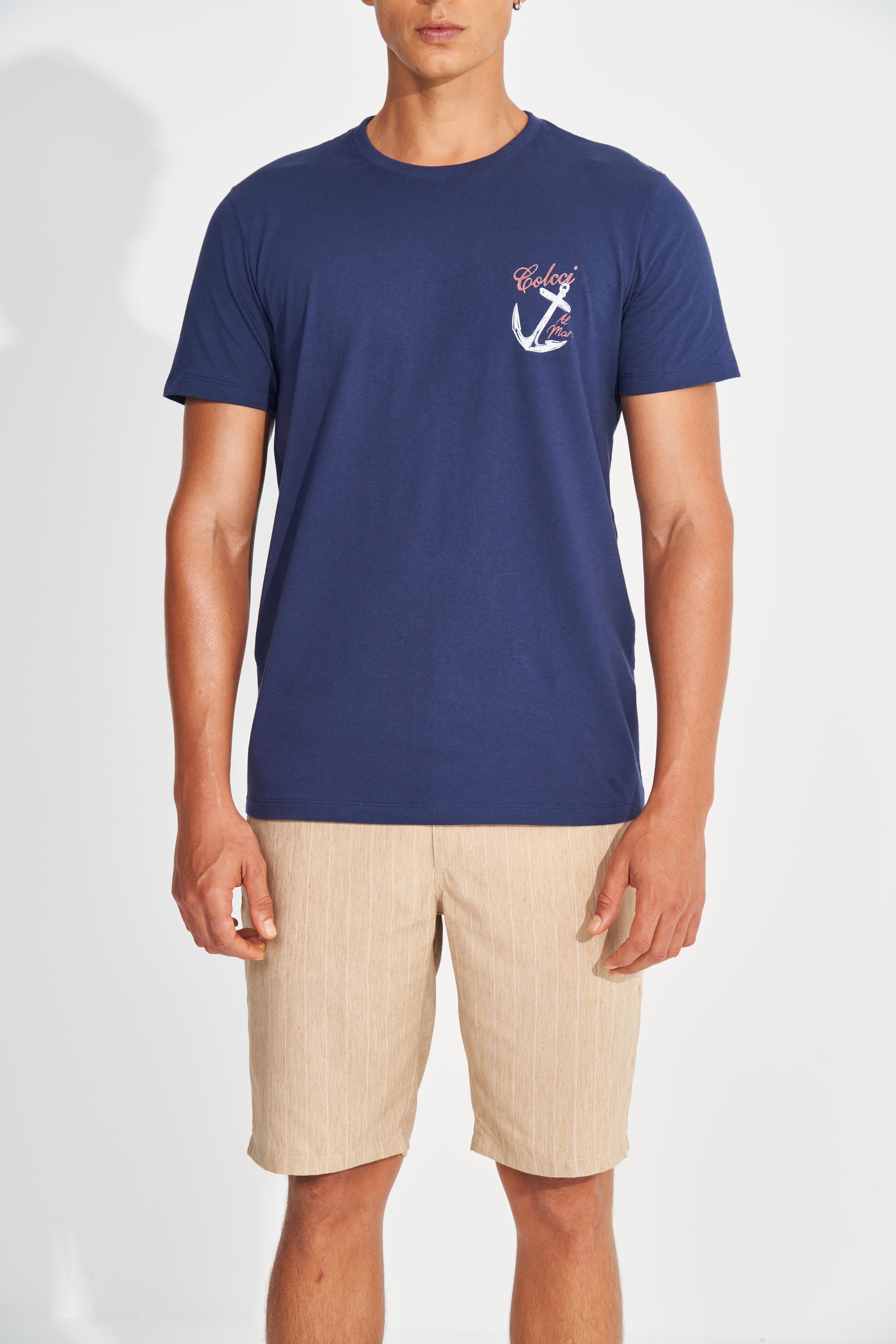 CAMISETA COLCCI G AZUL DARKNESS
