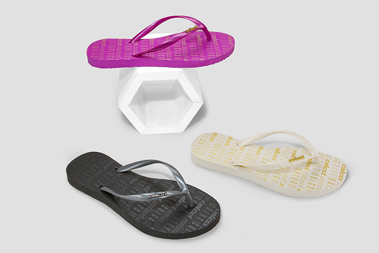 CHINELO FEM COLCCI MONO METAL 33-34 BEGE LEBLANC
