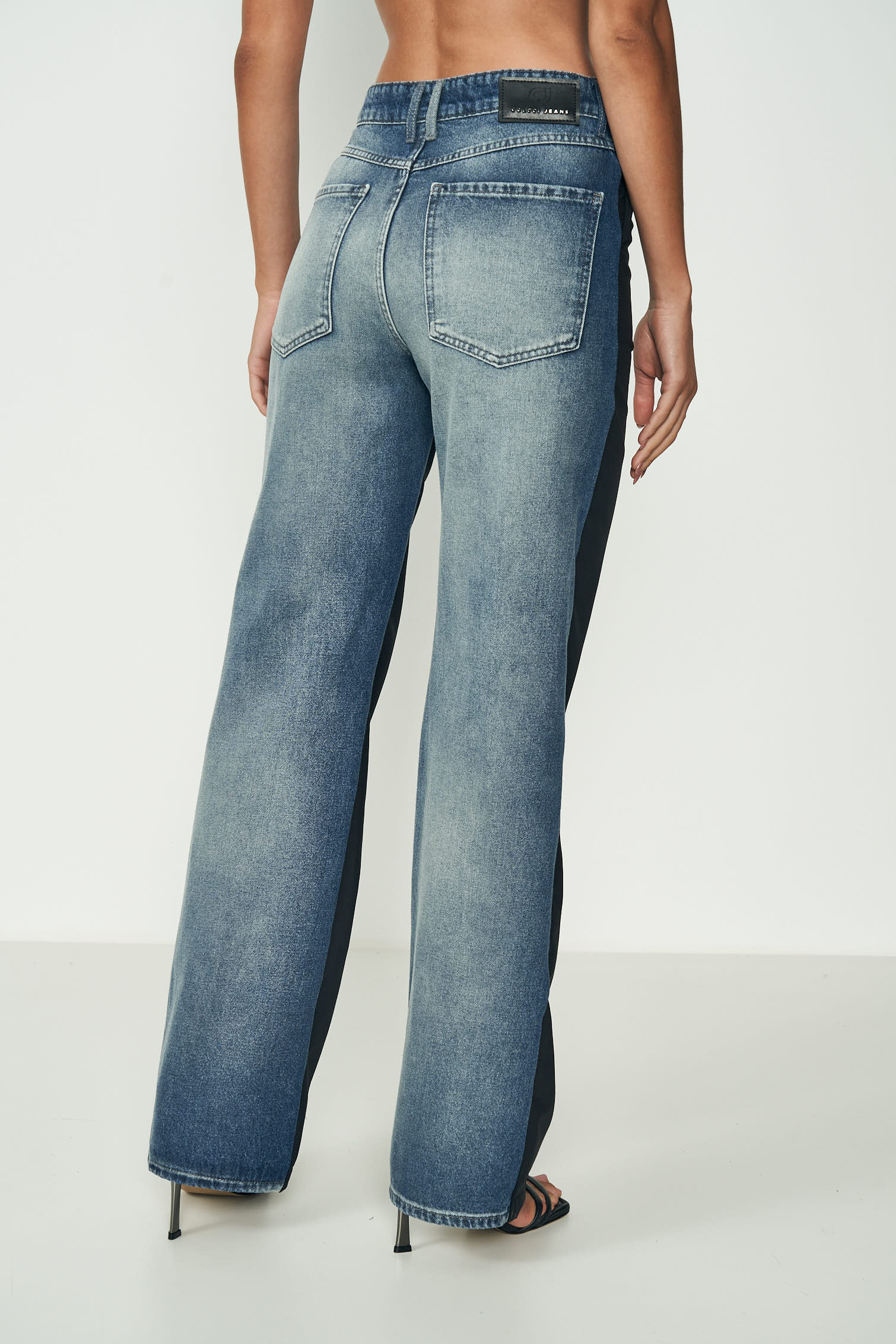 CALÇA COLCCI JEANS 38 PRETO/INDIGO
