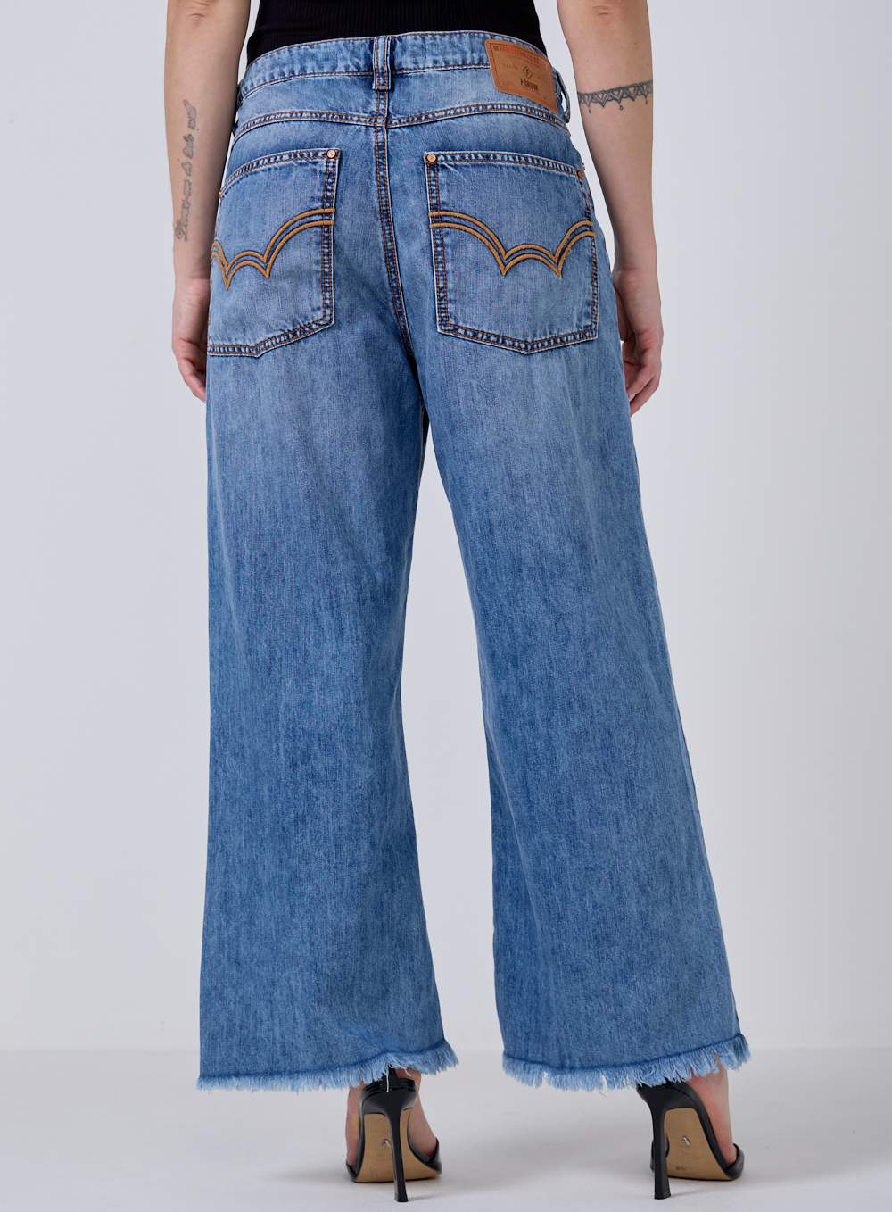 CALÇA JEANS NEW FLARE 44 INDIGO