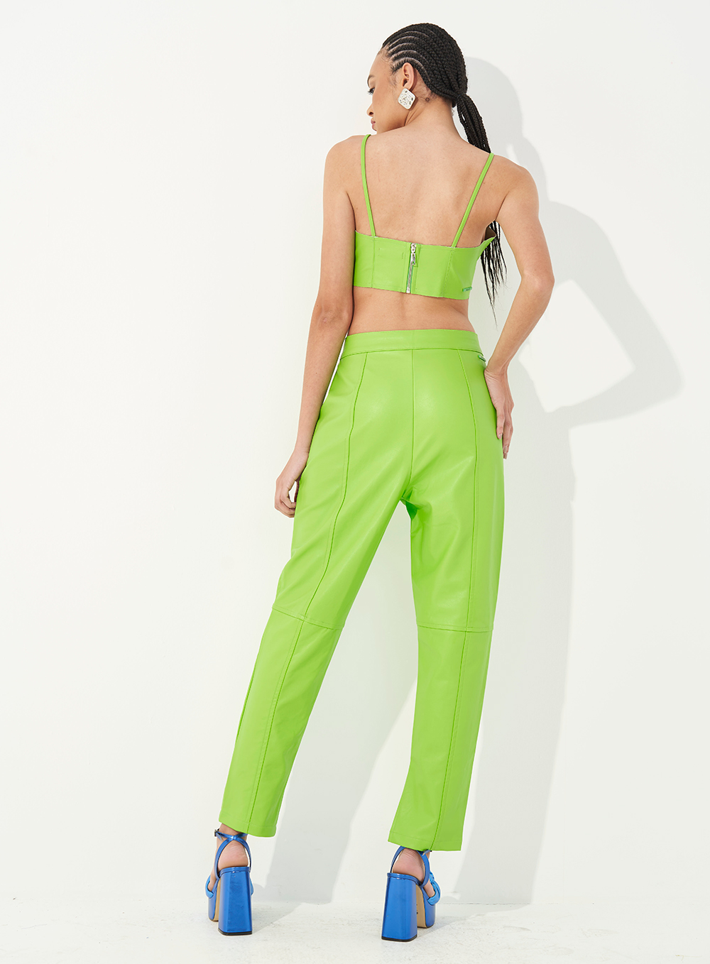 CALCA COLCCI 38 VERDE LIMER