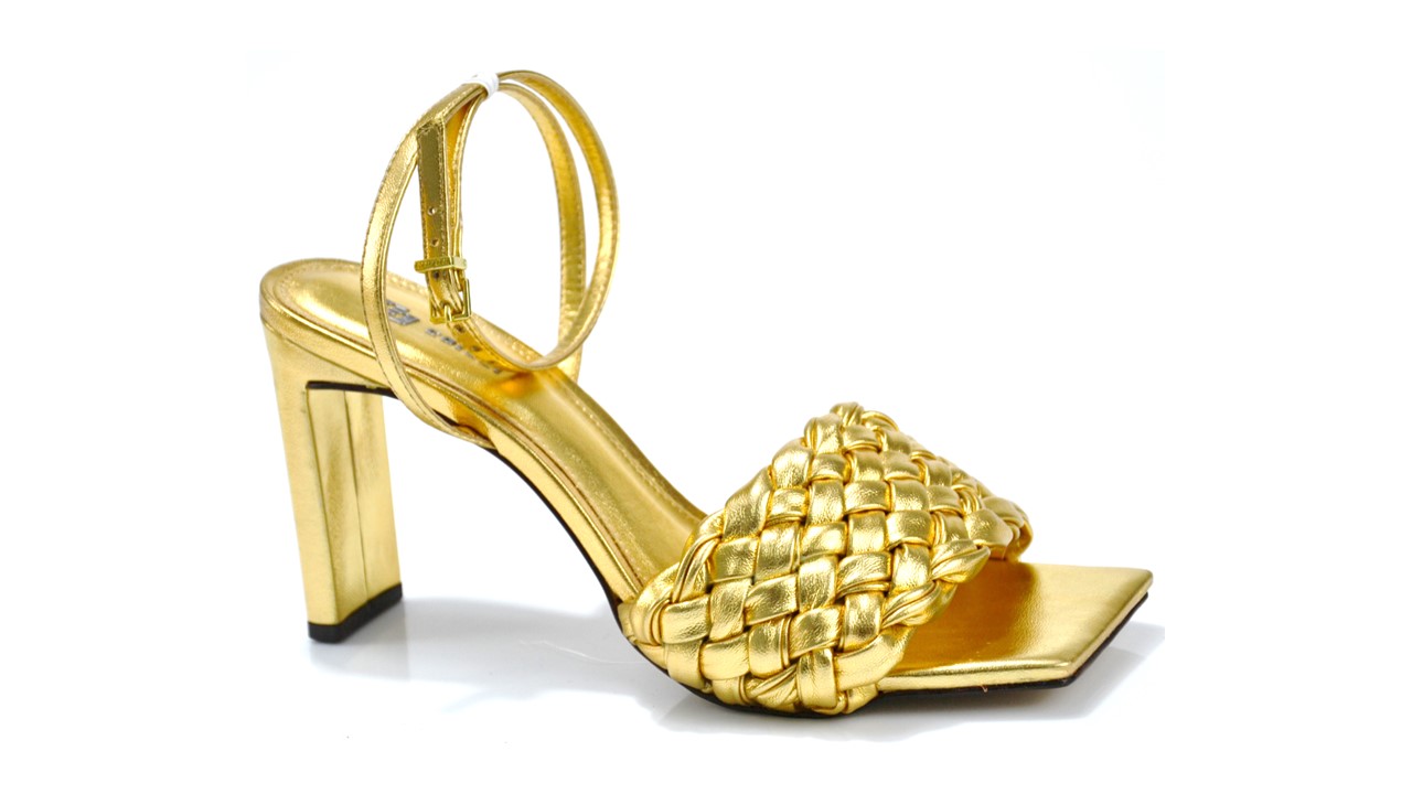 SANDÁLIA COLCCI  FEMININA COLCCI 36 OURO LIGHT