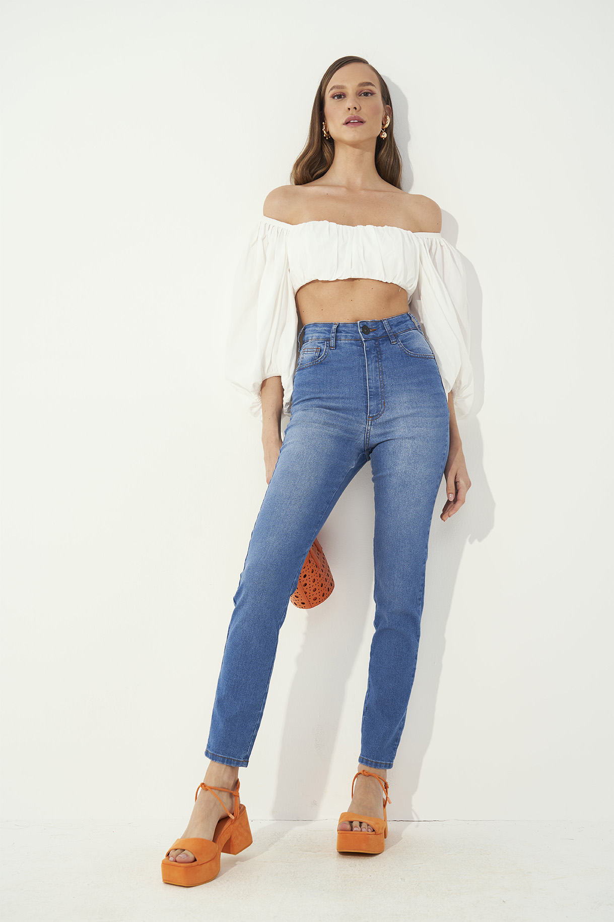 CALÇA JEANS BRUNA STRETCH 36 INDIGO