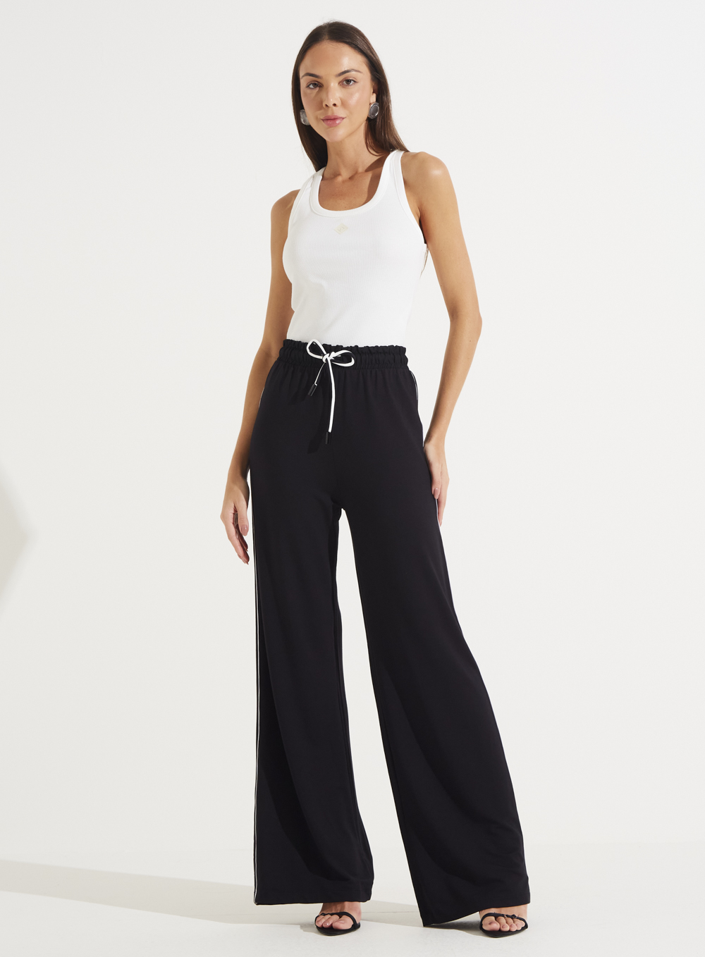 CALÇA DETALHE LINHO P BEGE ITALIAN