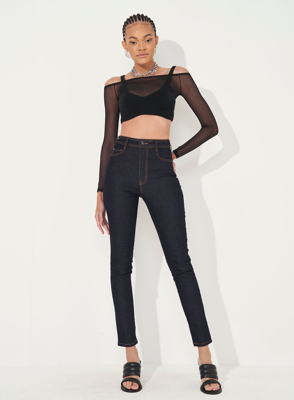 CALÇA JEANS BRUNA STRETCH 36 INDIGO