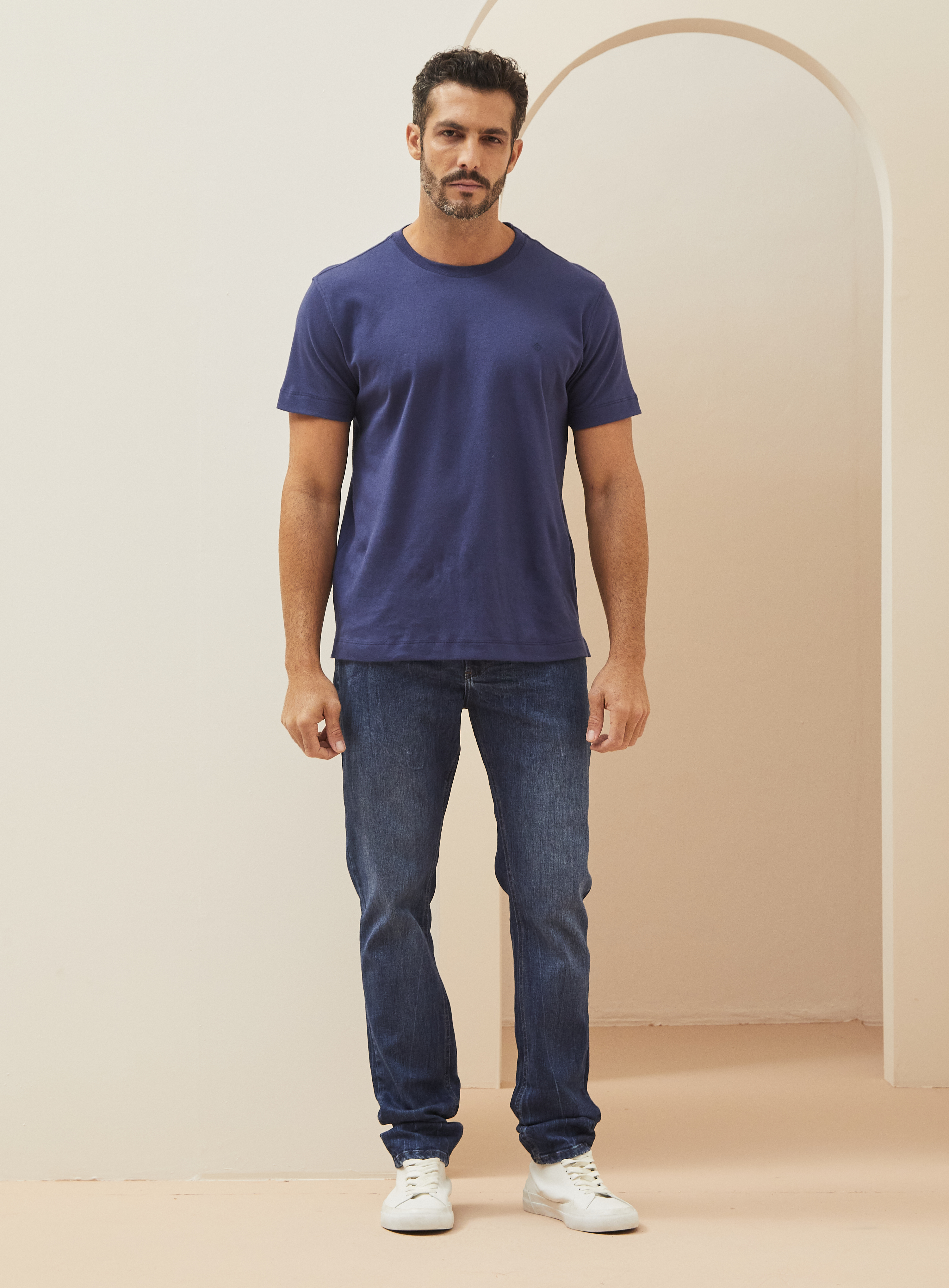 CALÇA JEANS PAUL SLIM 40 INDIGO