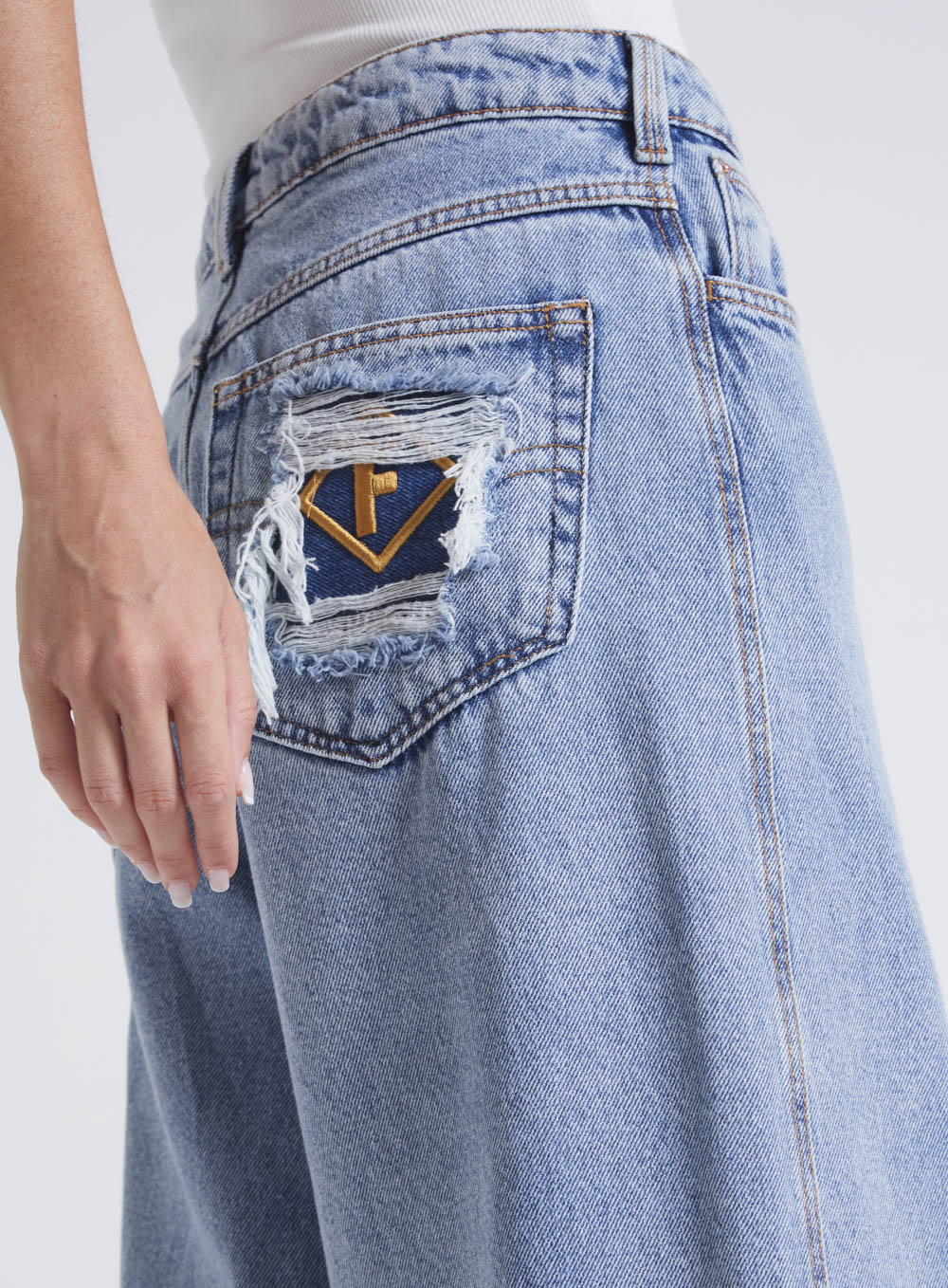 CALÇA JEANS THAIS 44 INDIGO