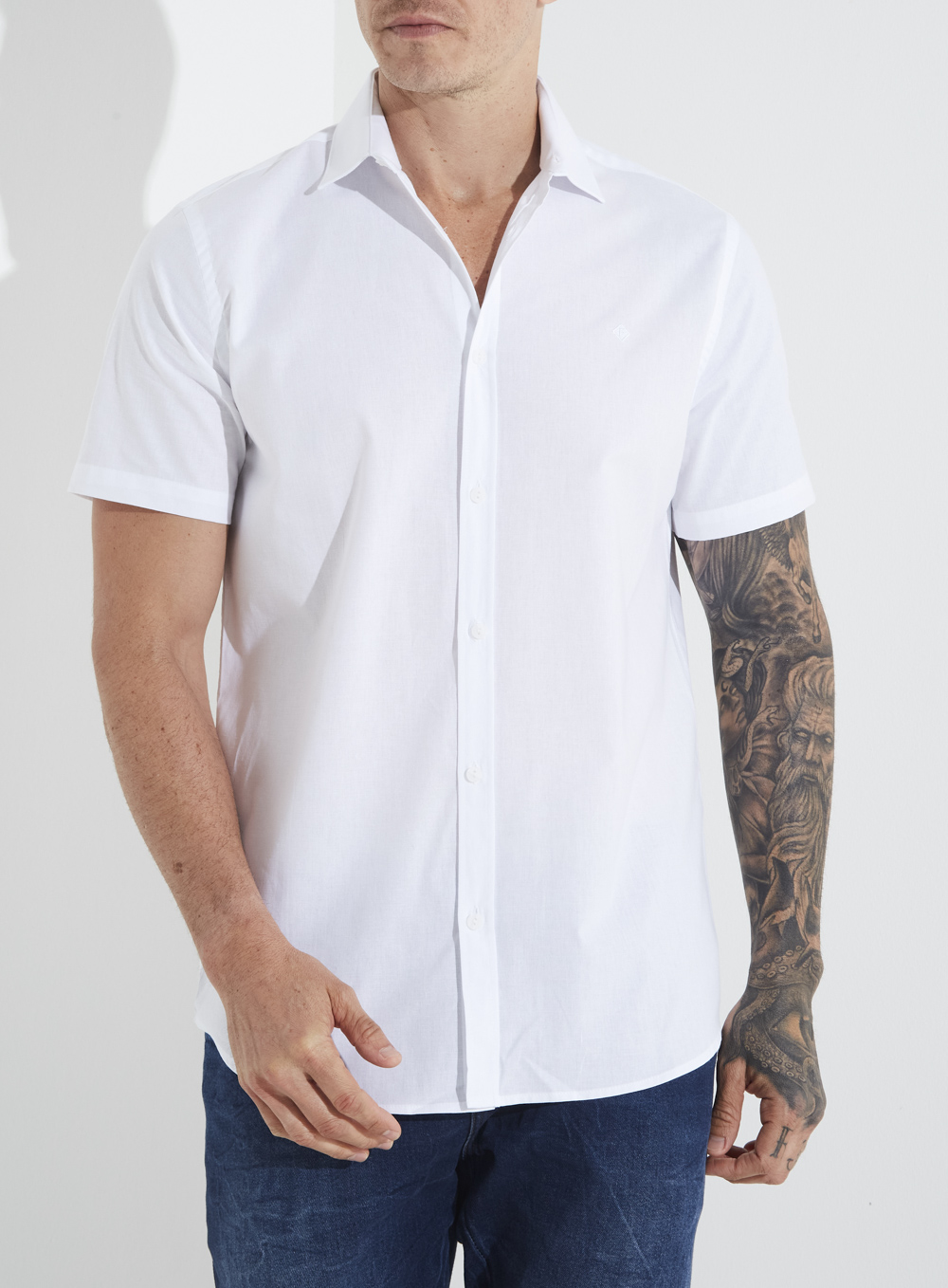CAMISA SLIM FIT 3 BRANCO