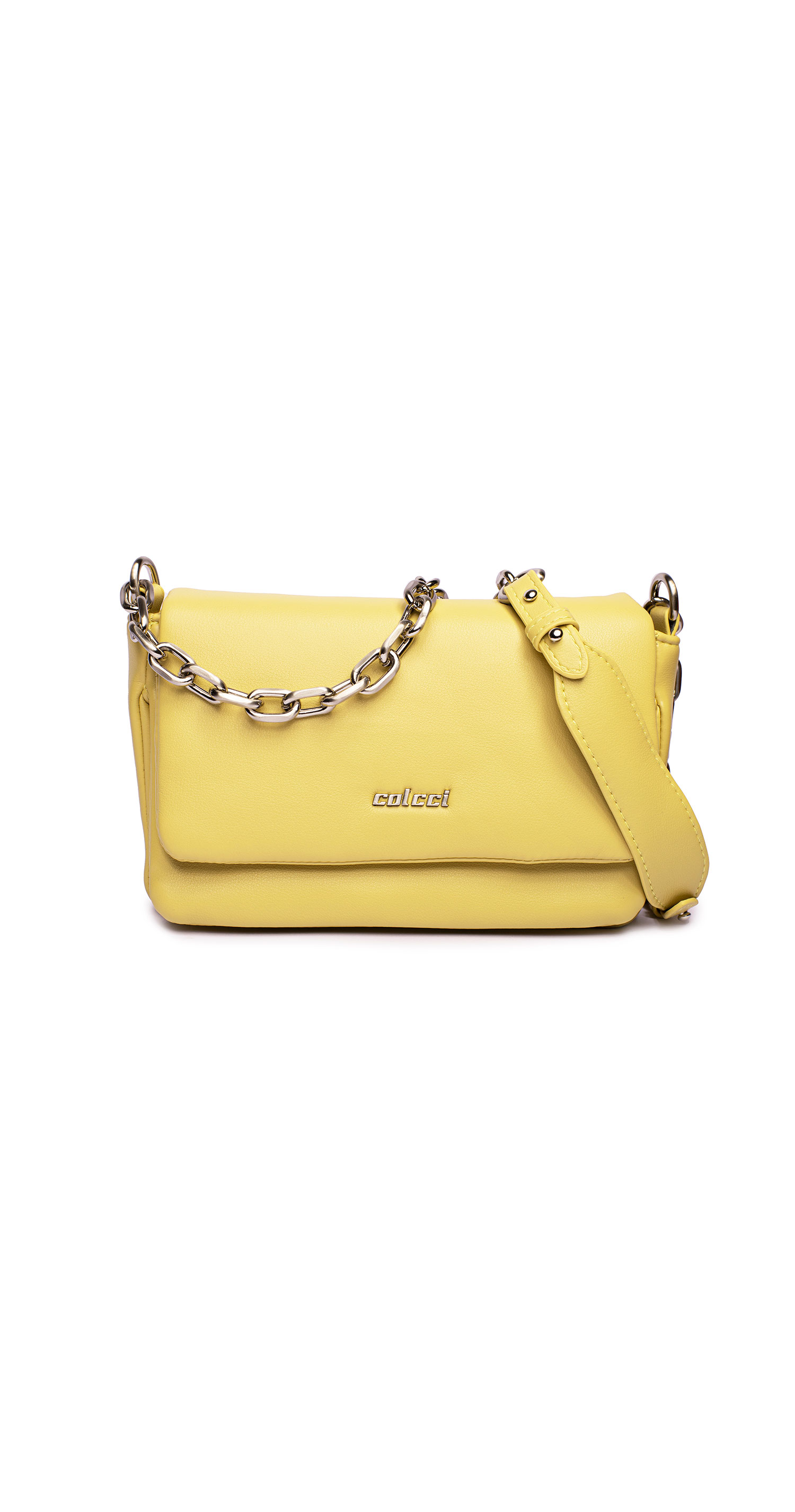 BOLSA COLCCI FEM CROSSBODY PILLOW U AMARELO CORNIS