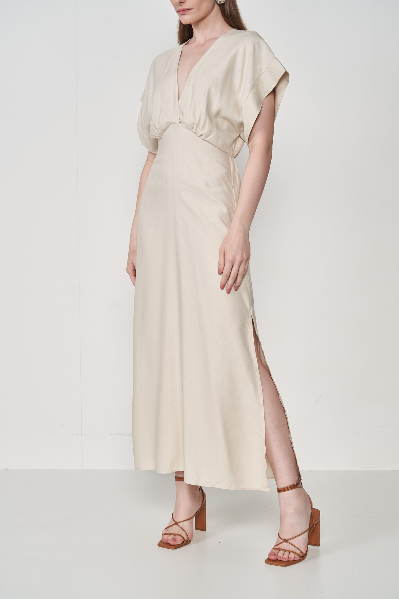 VESTIDO COLCCI M LARANJA SALMONA