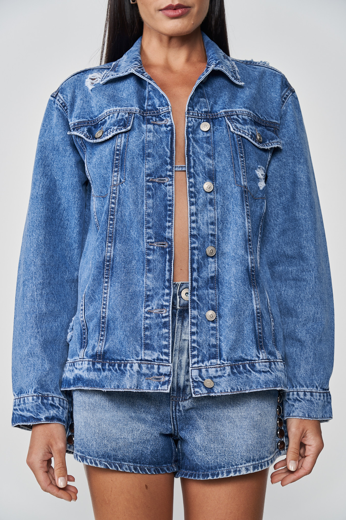 JAQUETA JEANS PP INDIGO