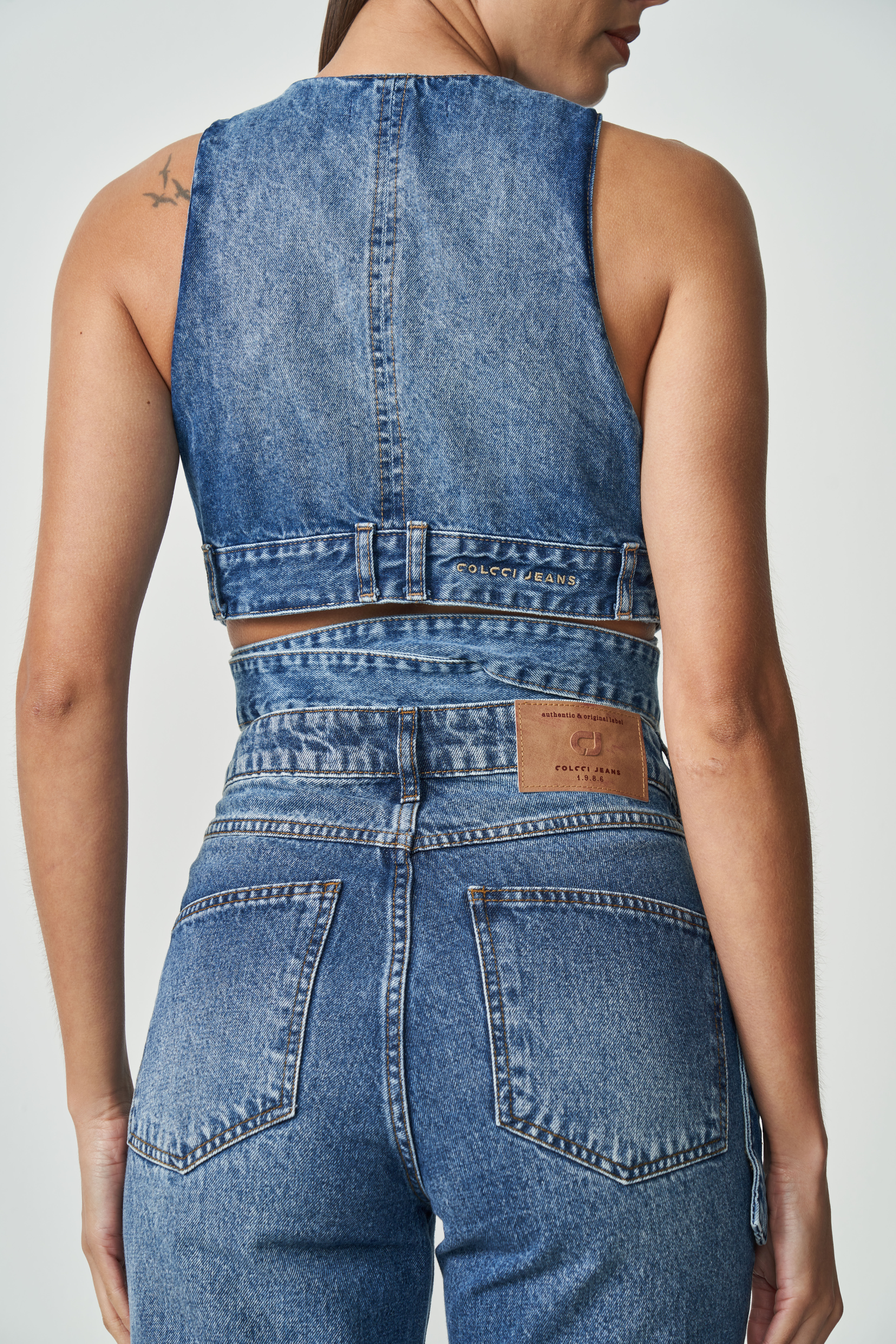 TOP JEANS M INDIGO