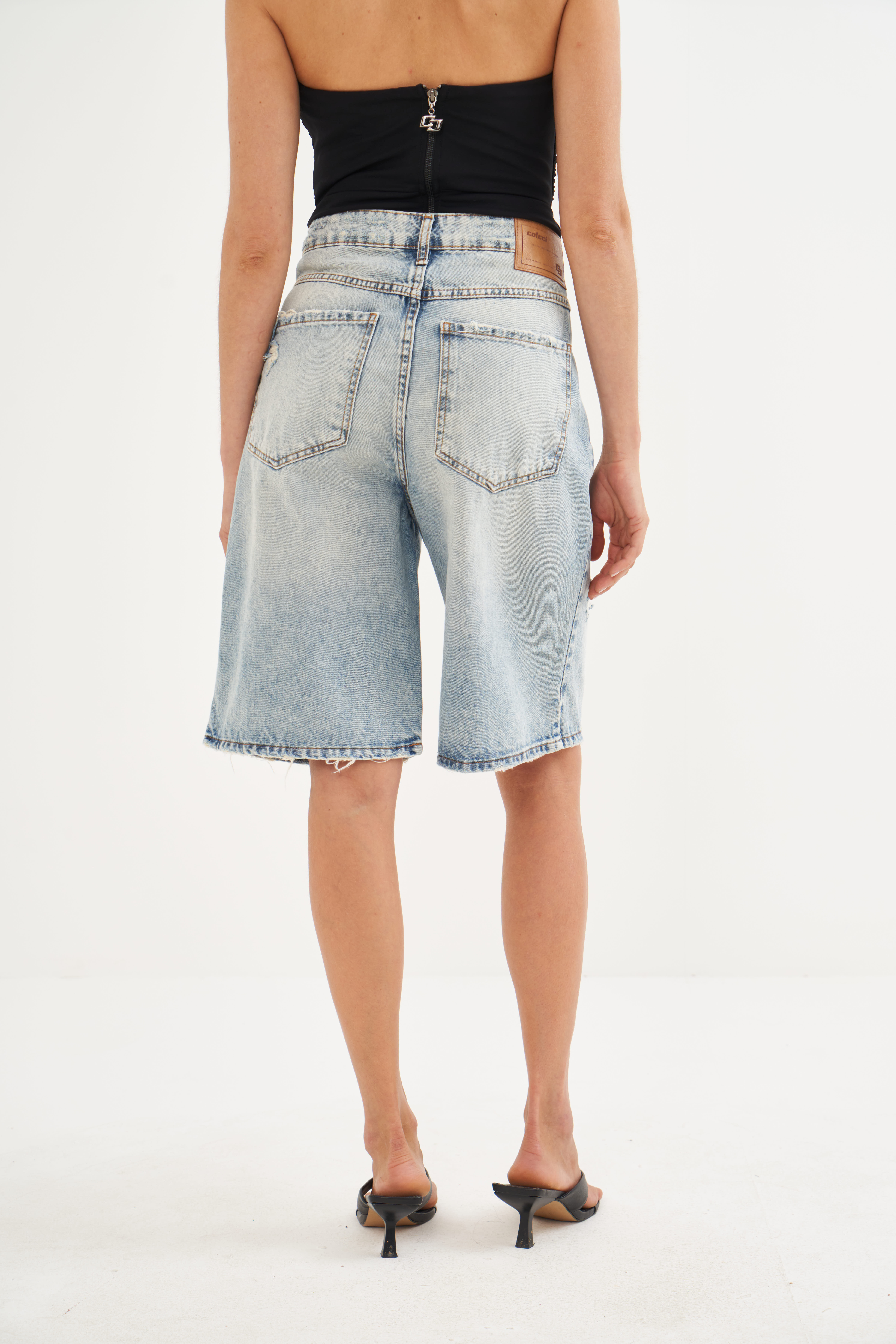 BERMUDA JEANS GIGI 38 INDIGO