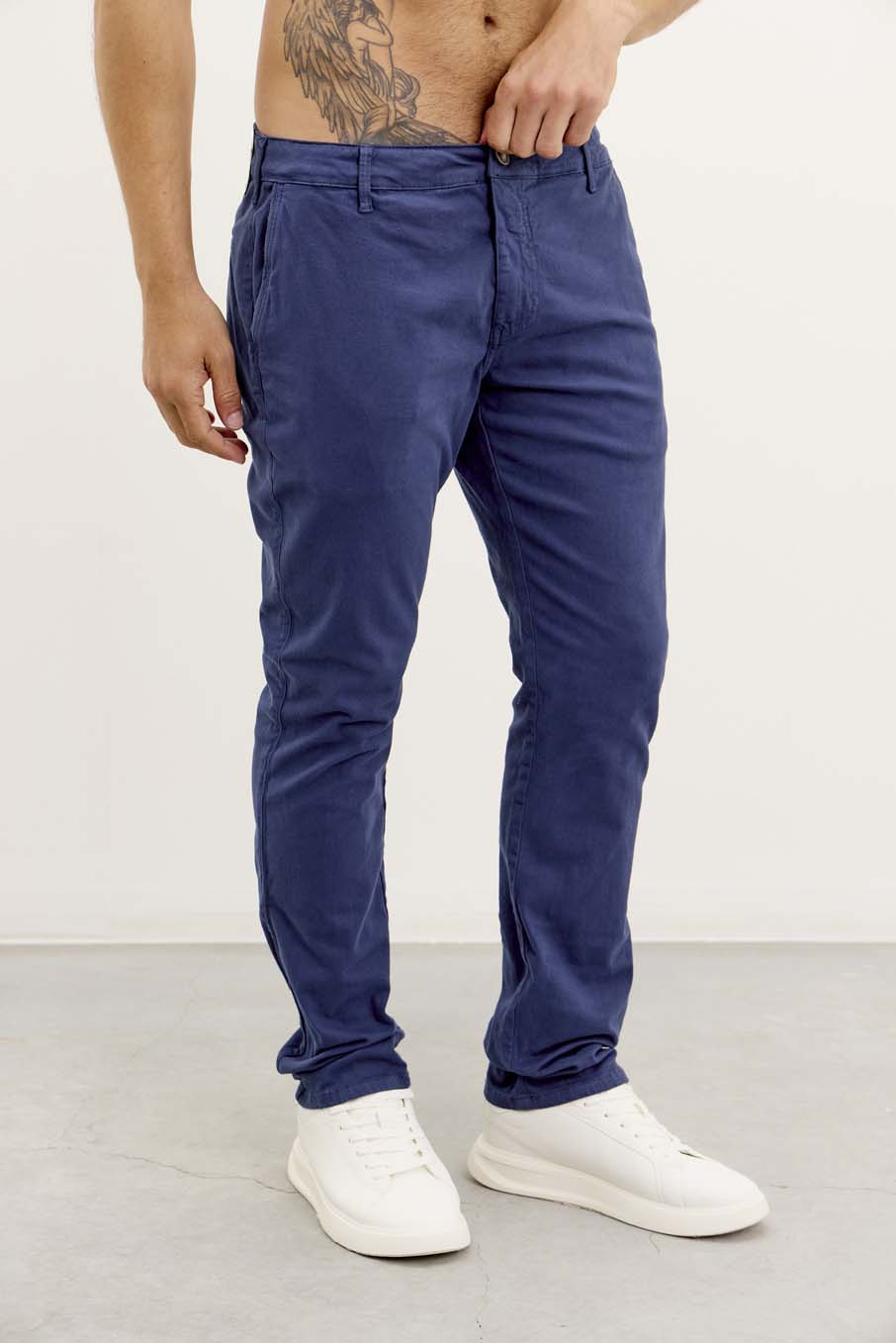 CALÇA SARJA HUGO 48 PRETO