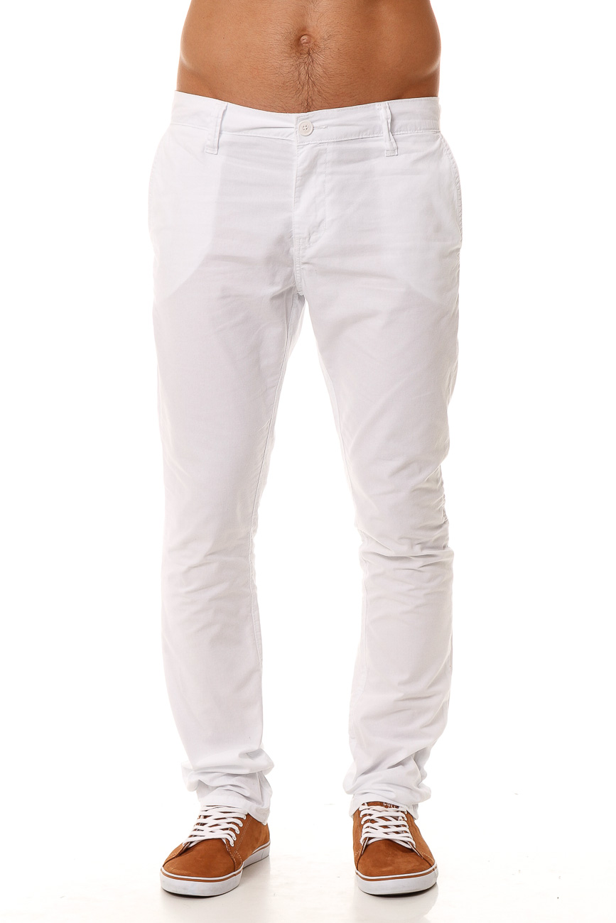 CALCA VITOR SARJA TINT 38 BRANCO