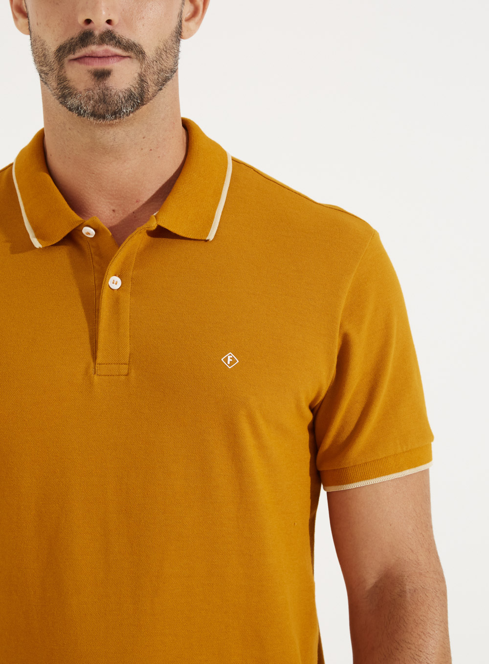 POLO FORUM M AMARELO PHISALYS