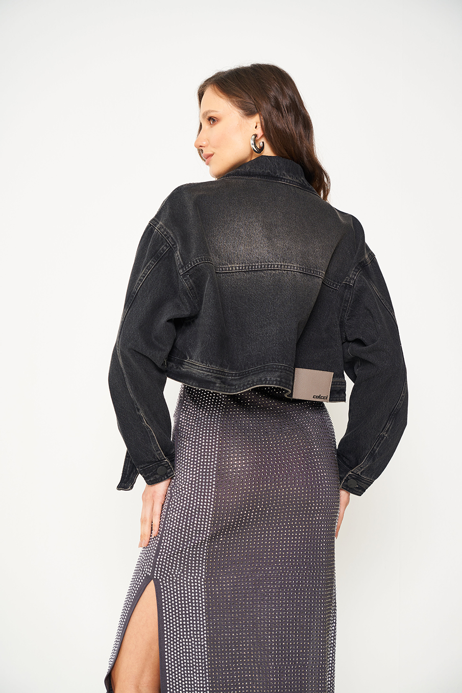 JAQUETA JEANS PP IND.PRETO