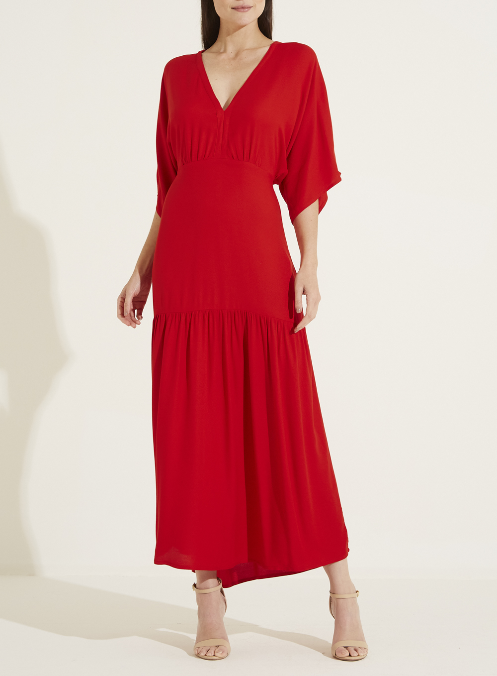 VESTIDO FORUM P VERMELHO SPARKLY