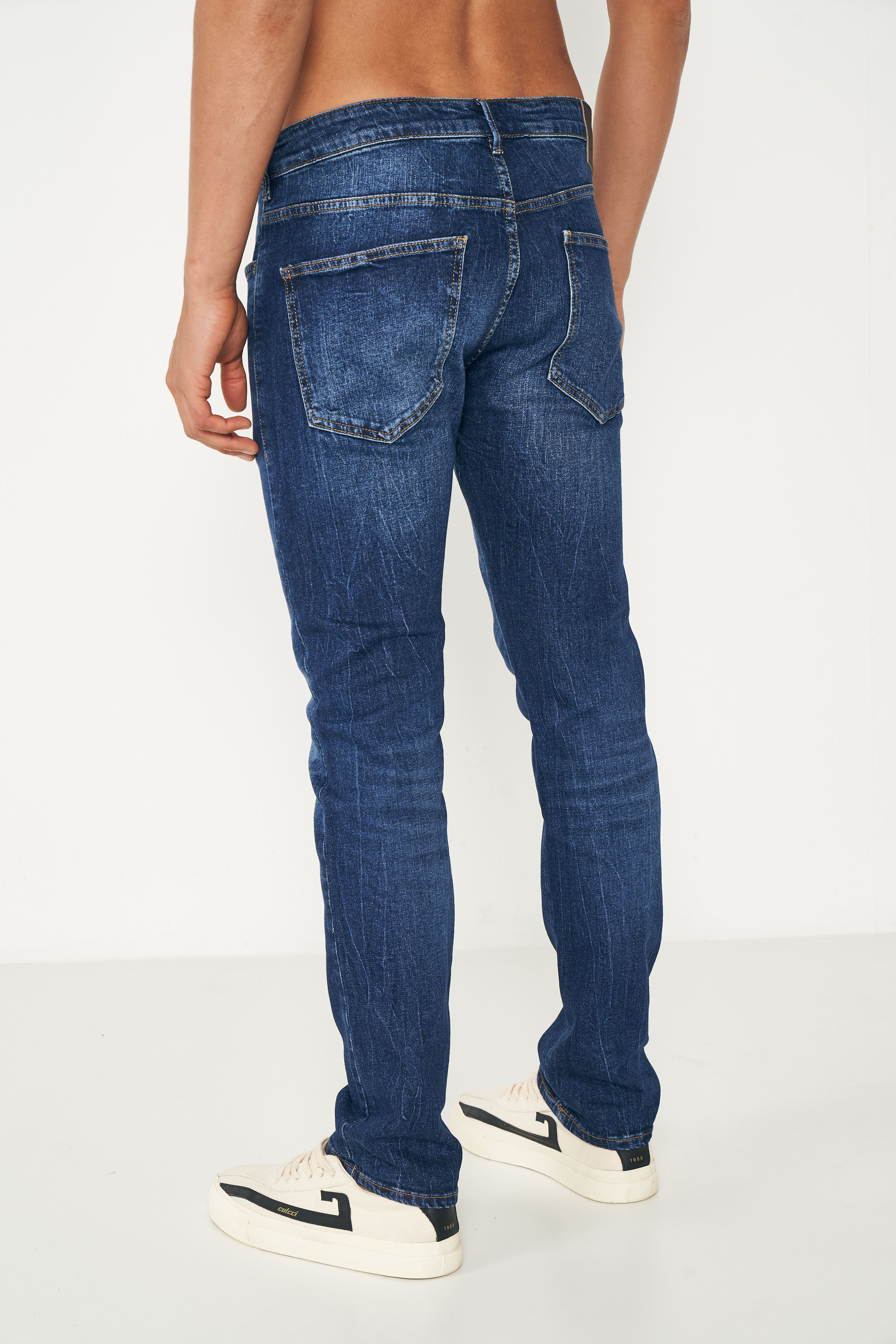 CALÇA JEANS AMSTERDAM 42 INDIGO
