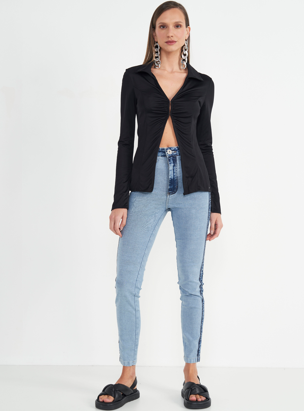 CALÇA JEANS BRUNA 46 INDIGO