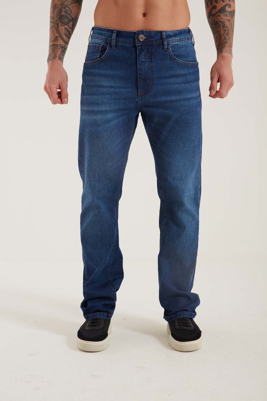 CALÇA JEANS LÉO 46 INDIGO