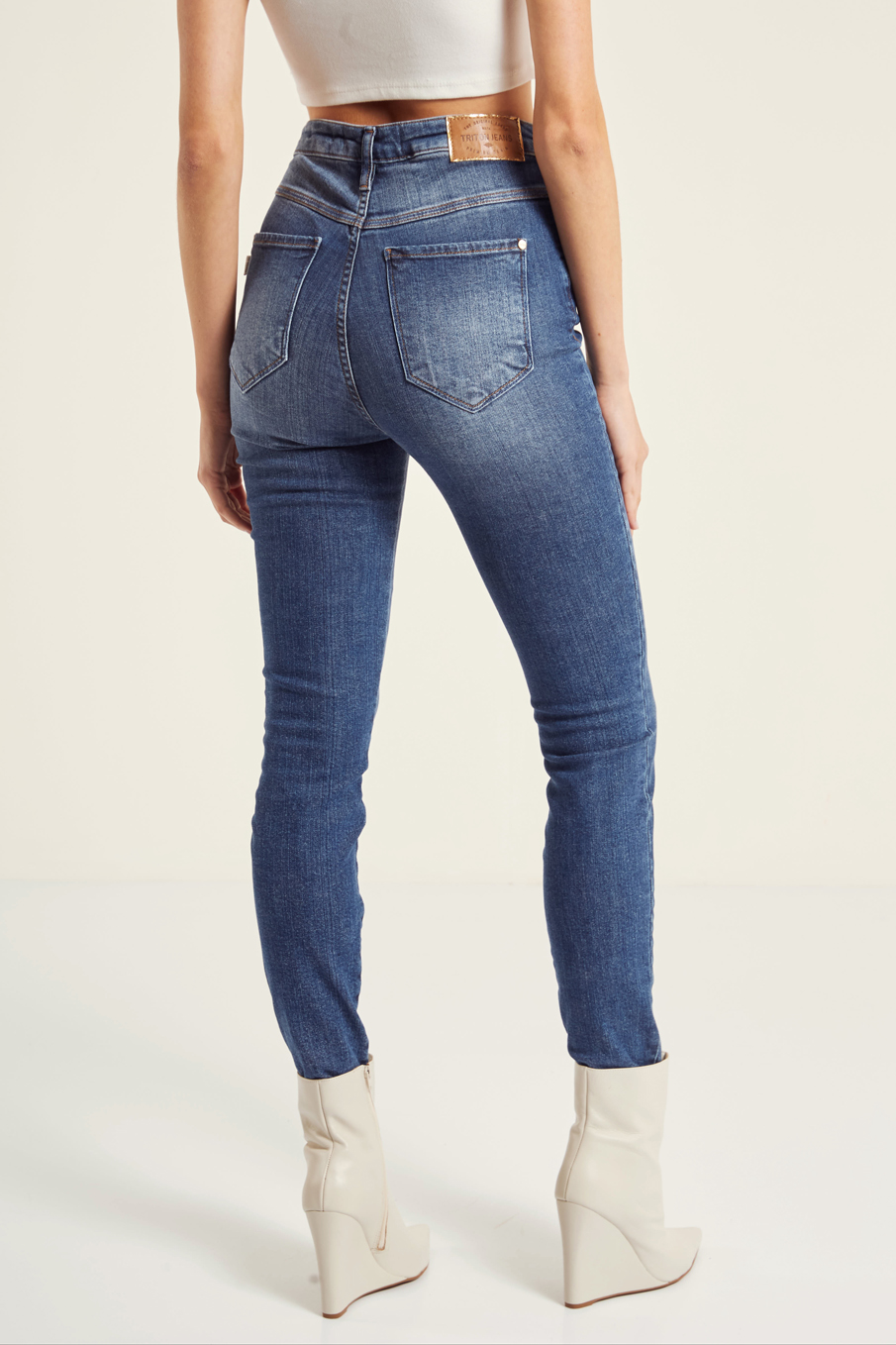CALÇA JEANS GISELE 38 INDIGO