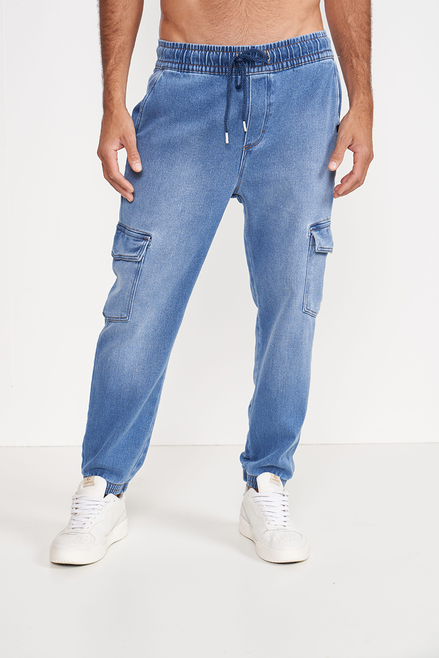 CALÇA JEANS SLIM P INDIGO